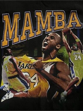 12 MAMBA LAKERS KOBE BASKETBALL TSHIRT- SMALL TEE #1